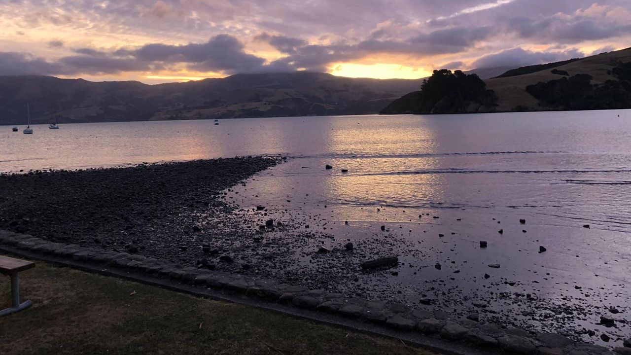 Het uitzicht vanuit het motel