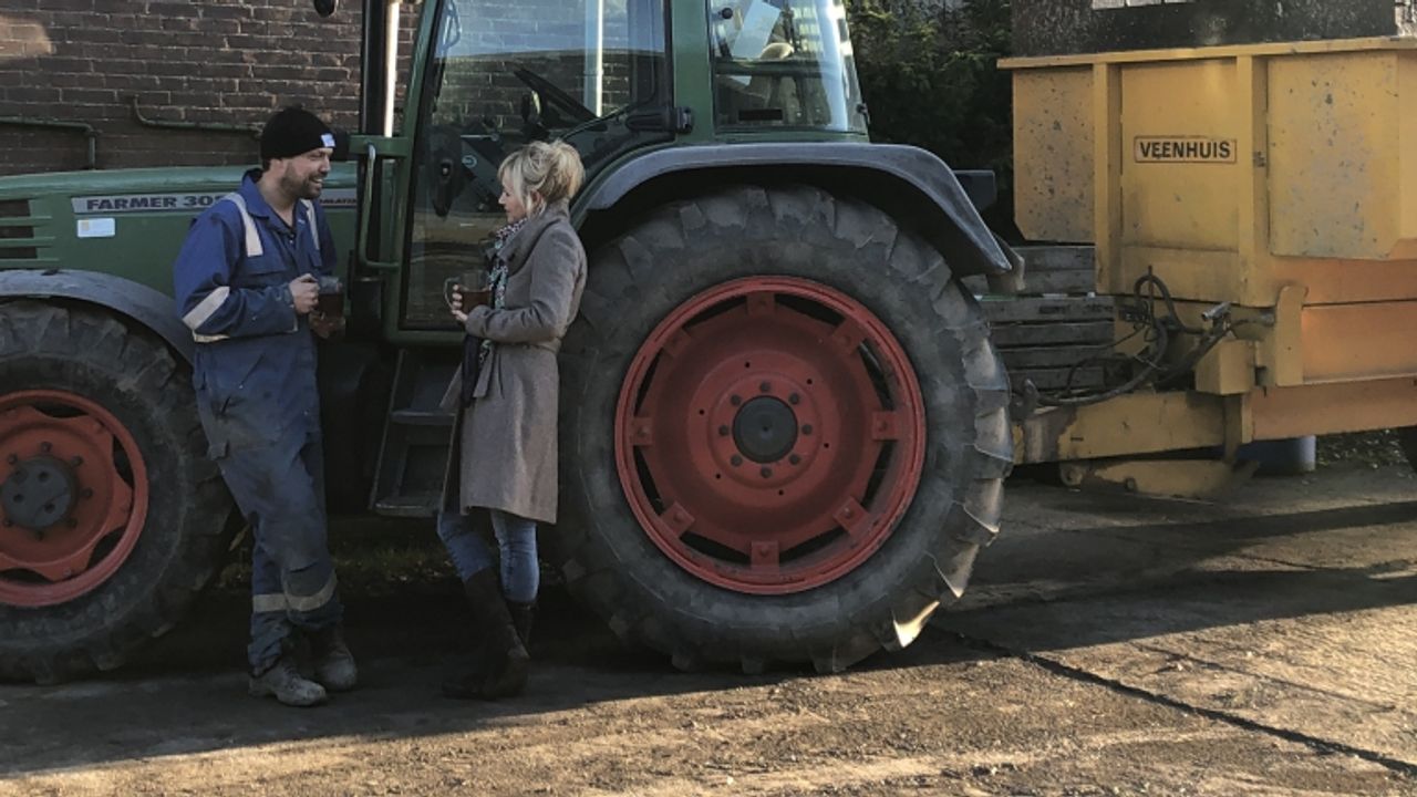 Boer Bastiaan volgde zijn hart en dat sloeg sneller voor Milou (Foto: KRO-NCRV)