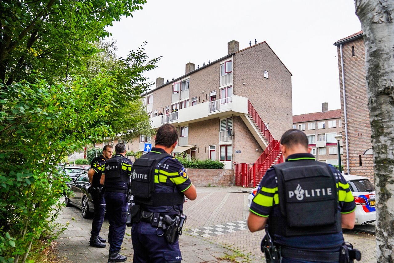 Het gebeurde in de Caspar Netscherstraat (Foto: Sem van Rijssel).
