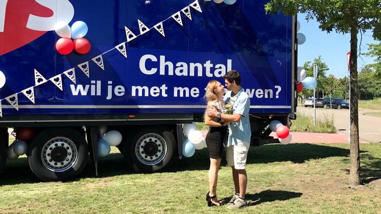 Chantal kon niet om deze vraag heen (foto: Nicole Weijling).