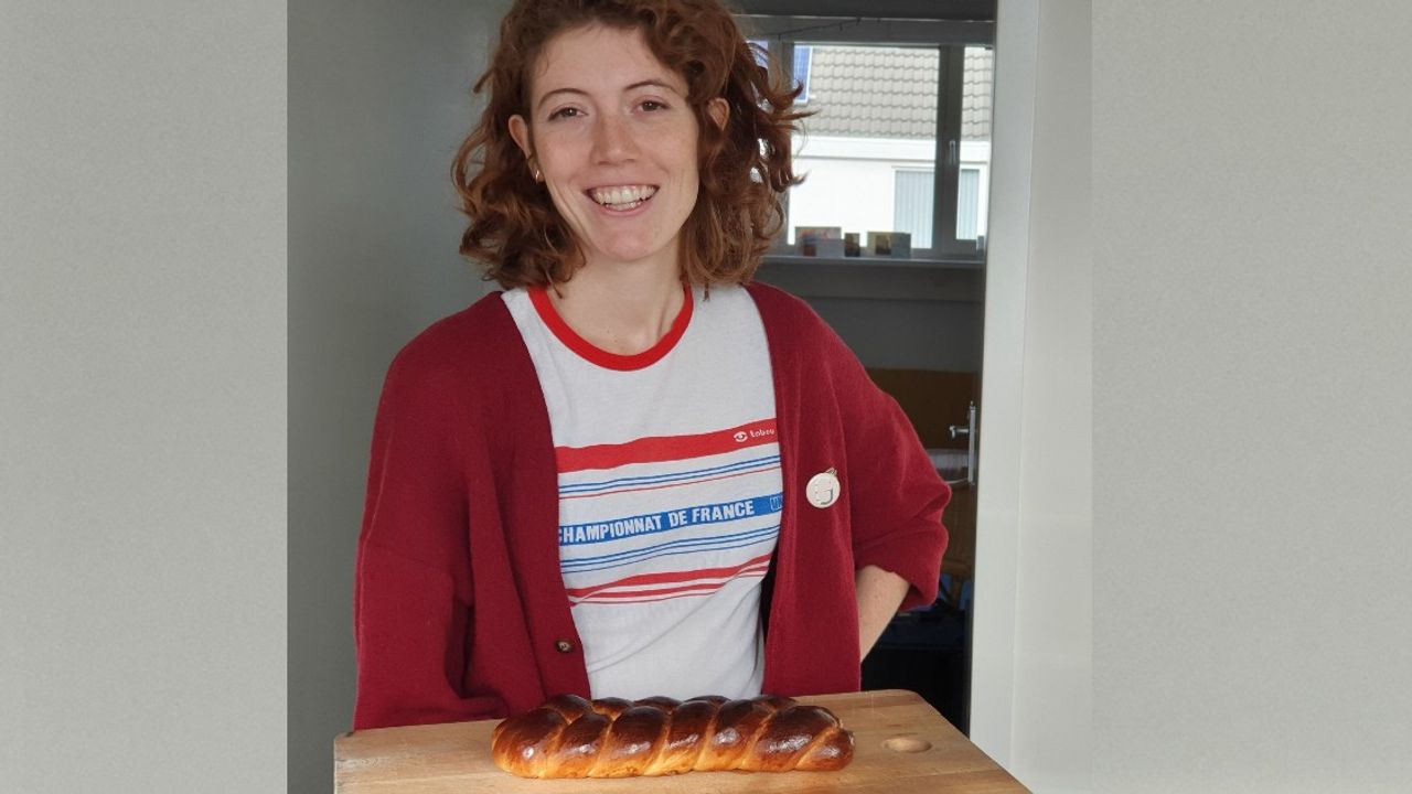 Sixtine en haar brioche.