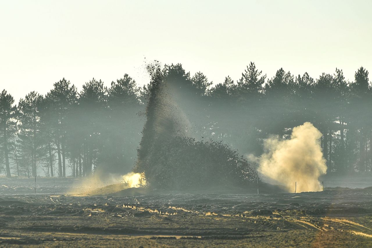 In 2020 werden oude Amerikaanse bommen tot ontploffing gebracht in Oirschot (Foto: Rico Vogels/SQ Vision).