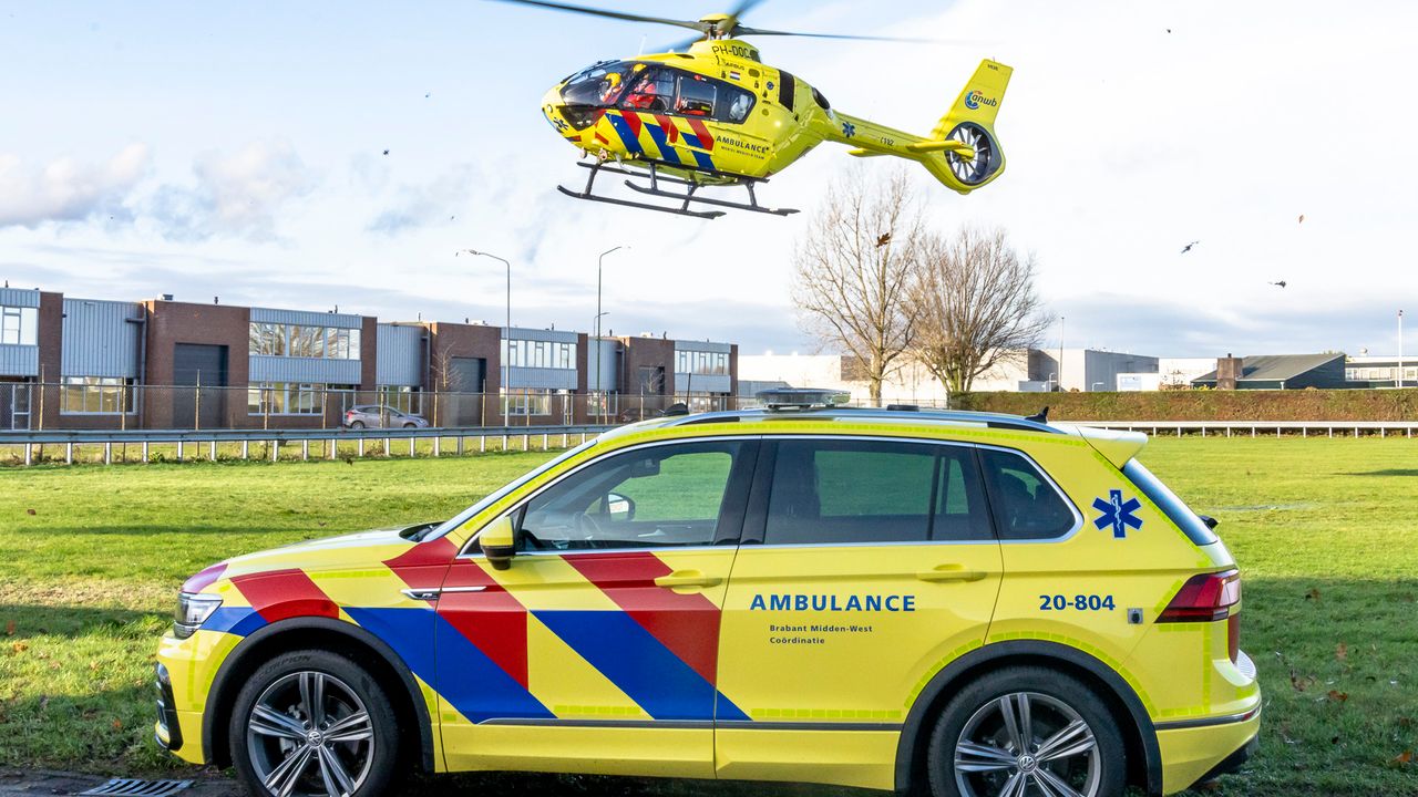 Hulpdiensten komen ter plekke (foto: SQ Vision Mediaprodukties).