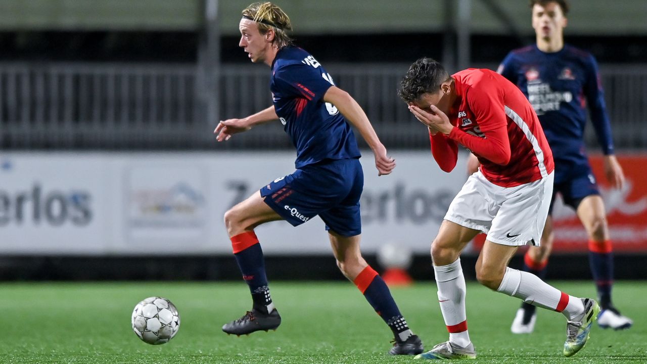 Gaétan Bosiers is zijn tegenstander te vlug af (Foto: Orange Pictures/Patrick Goosen)