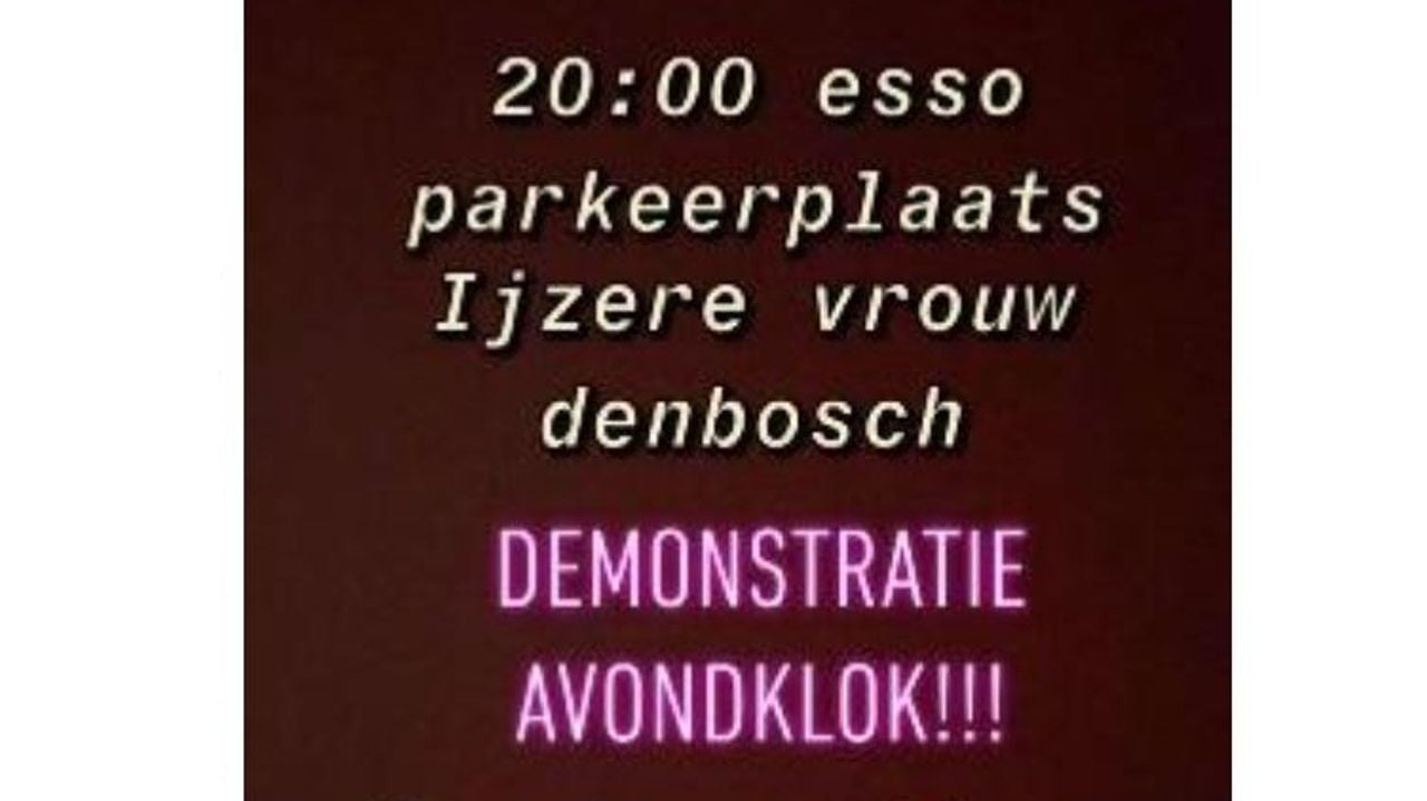 Deze oproep werd maandag massaal gedeeld.