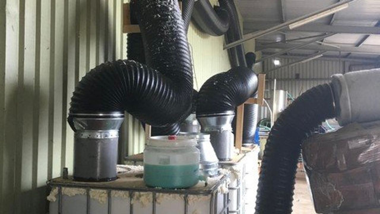 Interieur van het lab (Foto: parket Antwerpen) 