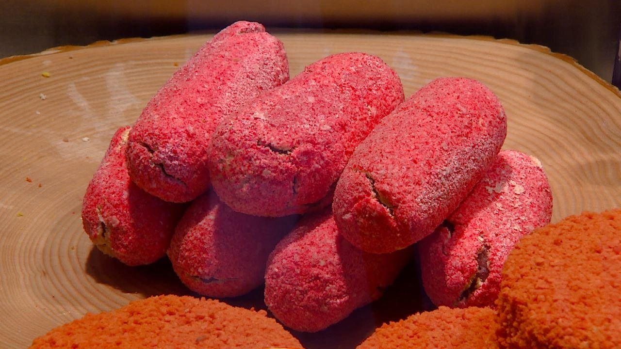 De kersenkroketjes is de vitrine bij Nick van Waaijenburg