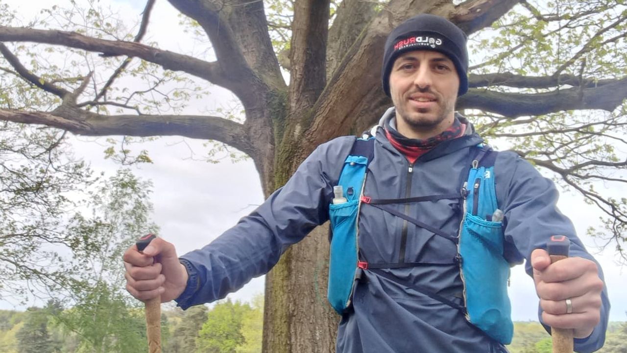 Björn in actie op deze maandagochtend.