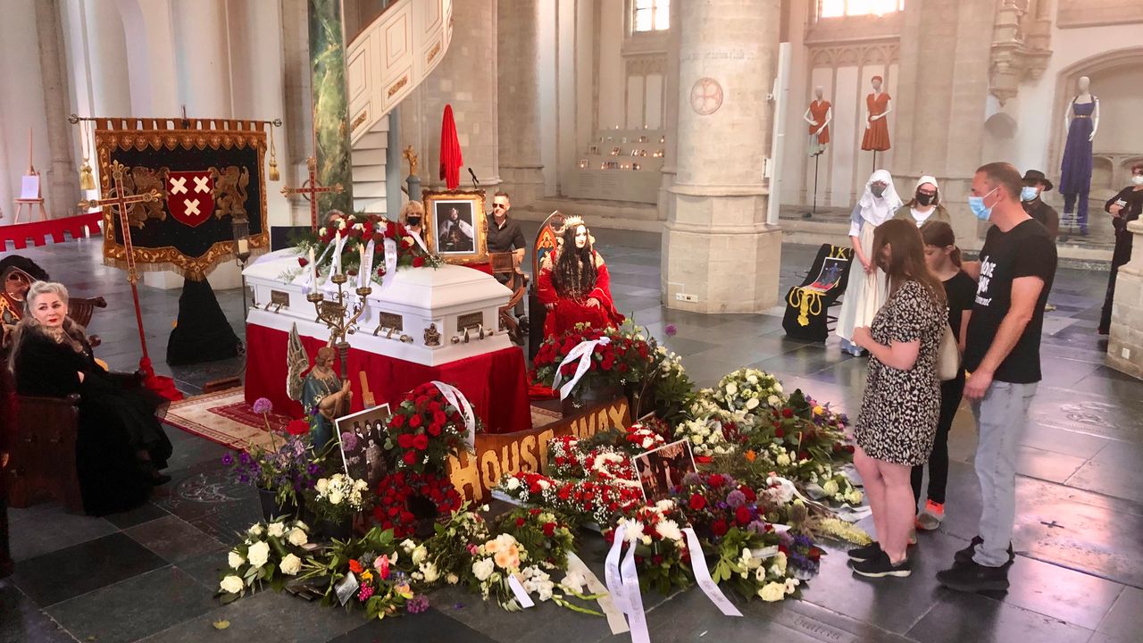 Afscheid van fantasy-speler Cor Vermeulen in de Grote Kerk in Breda (foto: Raoul Cartens).