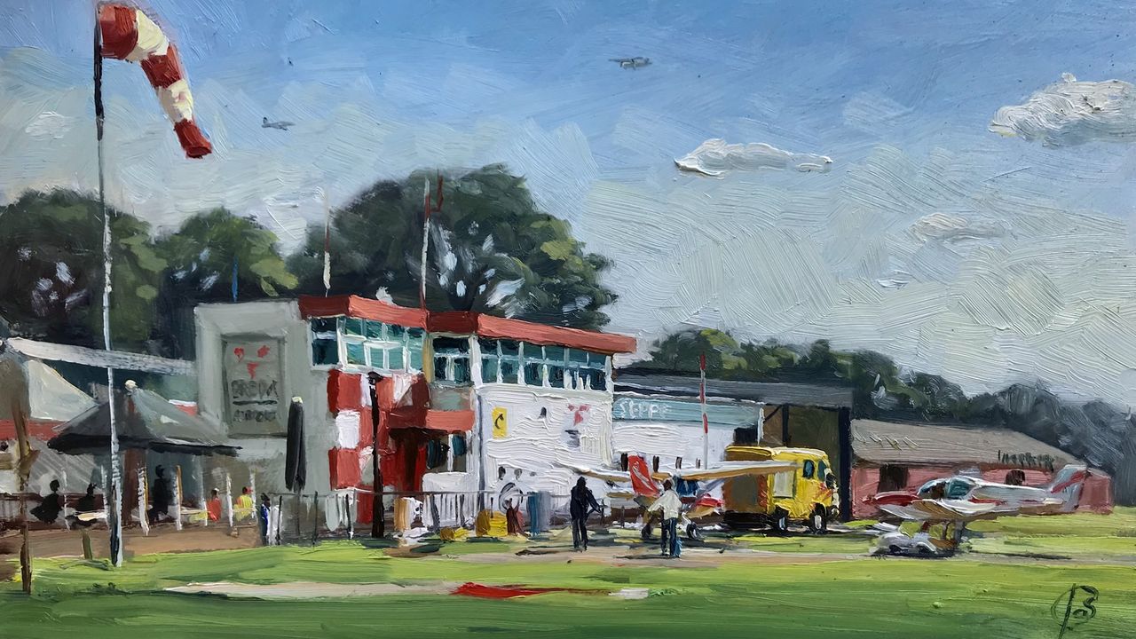 Ook Breda International Airport is op het doek gezet (beeld: Jos Antens).