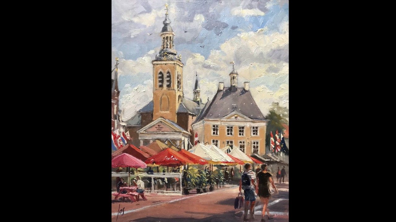 Zicht op de Sint Jan in Roosendaal (beeld: Jos Antens).