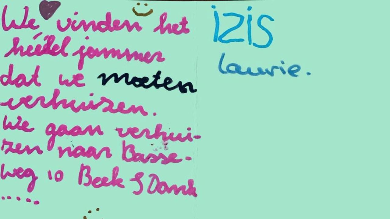 Ouderen krijgen als afscheid een handgeschreven briefje van Izis
