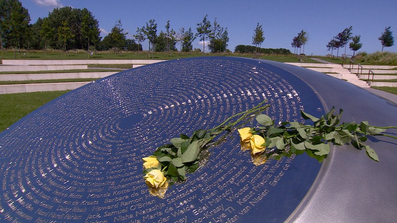 Het Nationaal Monument MH17 in Vijfhuizen.