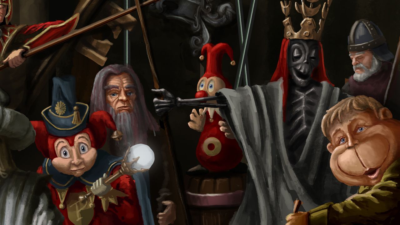 Een uitsnede van het werk, met veel detail (beeld: Daan van Genechten).