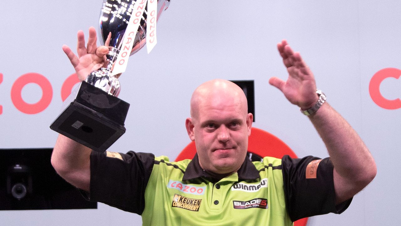 "Ik houd er niet van om 'runner up-trophies' te krijgen", benadrukte Michael van Gerwen na zijn nederlaag in Salzburg (foto: Kais Bodensieck/PDC Europe).