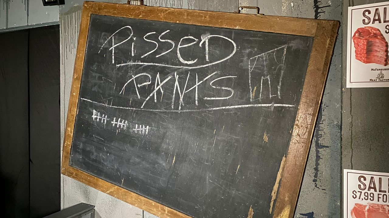 Wanneer een bezoeker het van angst laat lopen, wordt dat netjes bijgehouden.