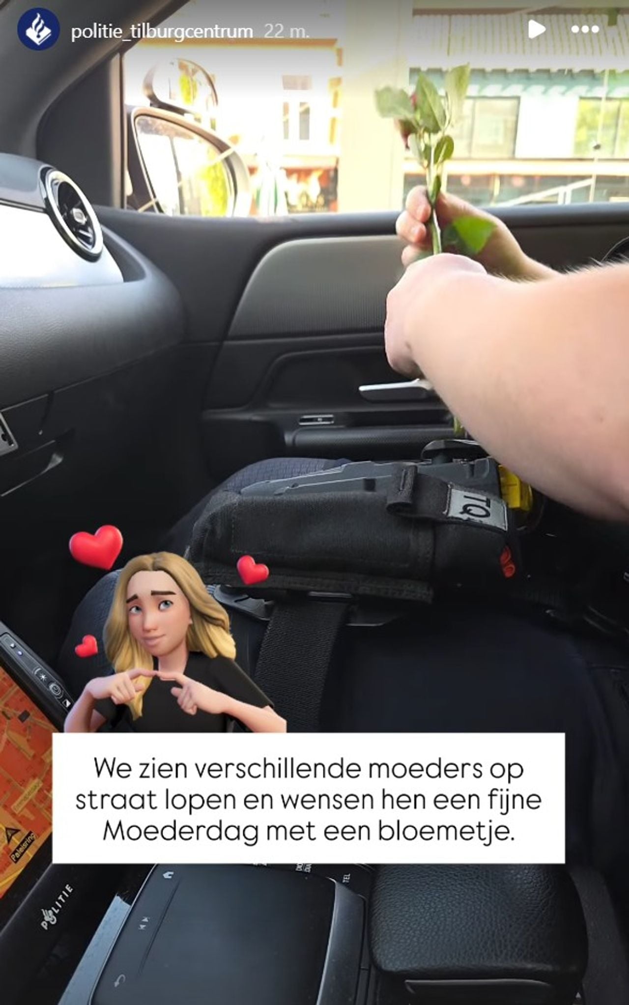 Foto: Instagram politie Tilburg Centrum.