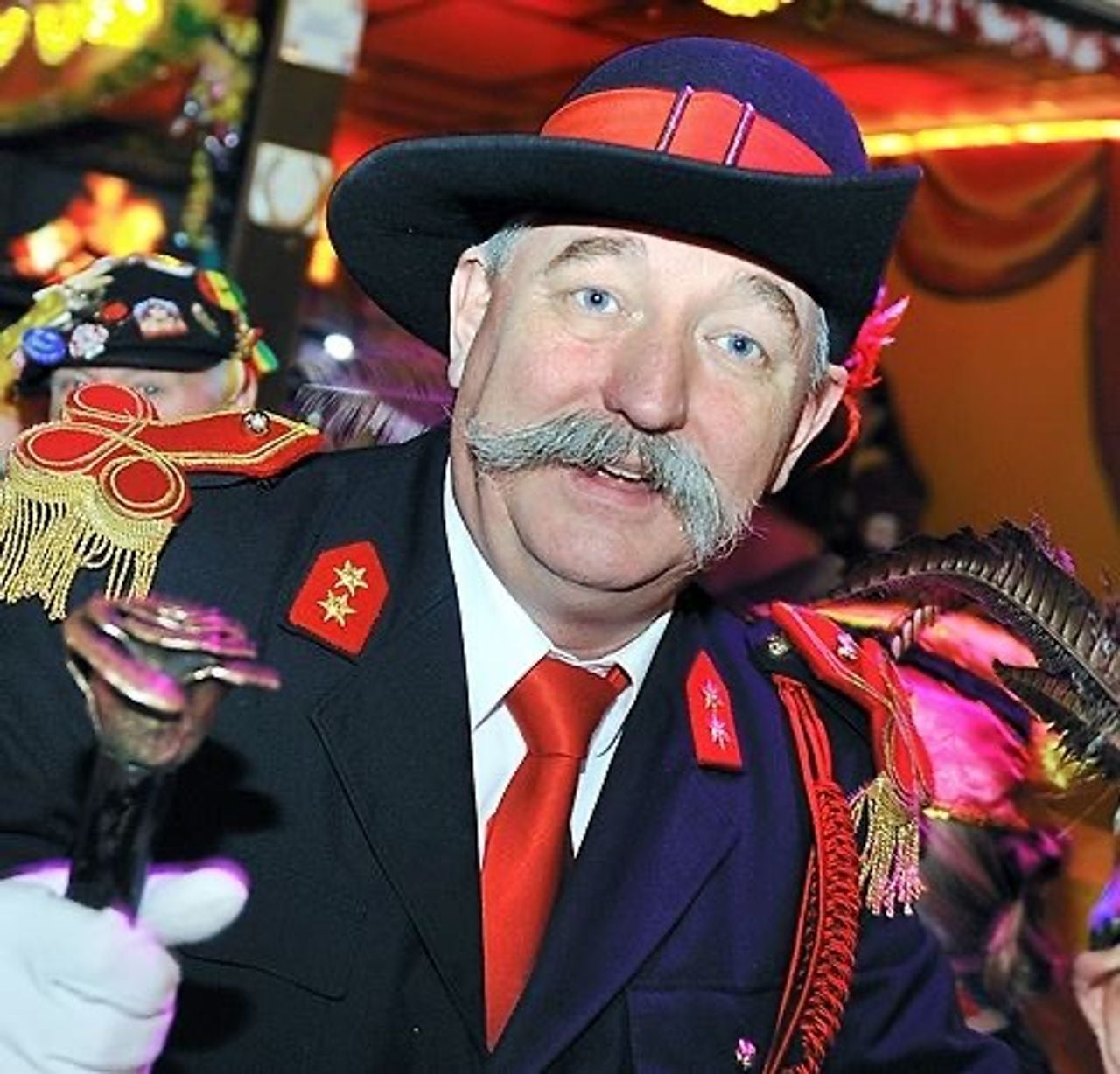 Michel Wouters als sjampetter (foto: Laura Wouters).