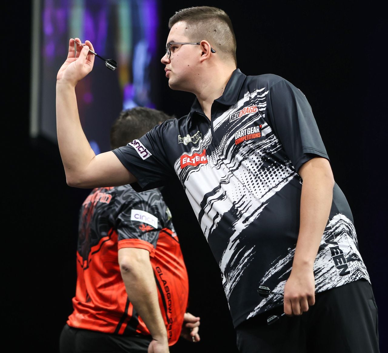 Gian van Veen moest in de finale tegen een vroege achterstand opboksen (foto: PDC).