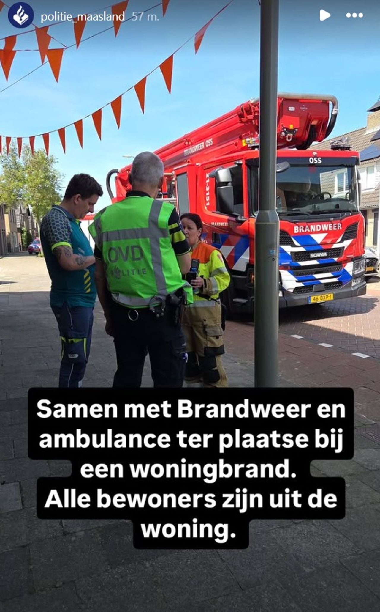 Foto: Instagram politie Maasland.
