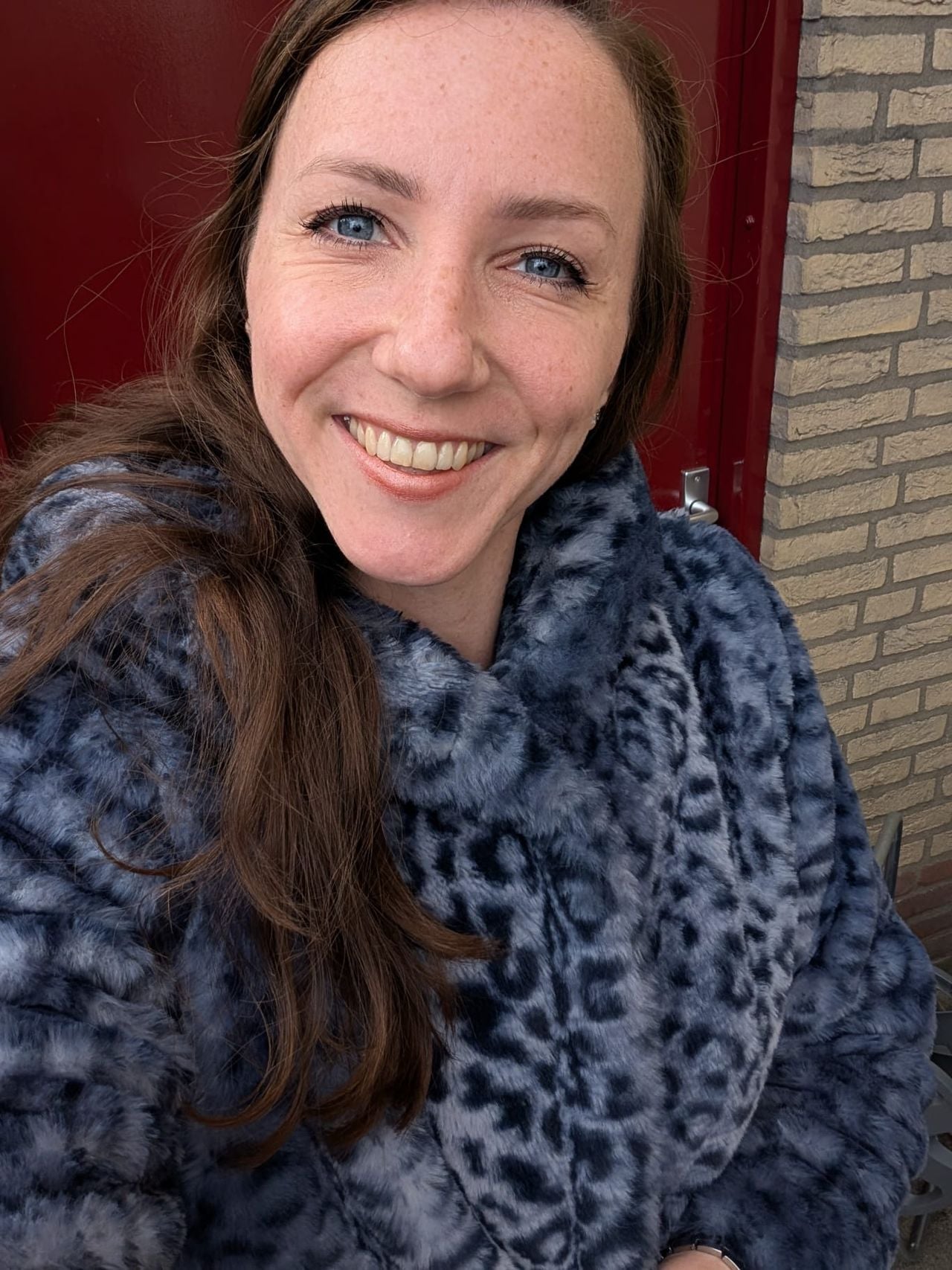 Vera met haar panterjasje (privéfoto).