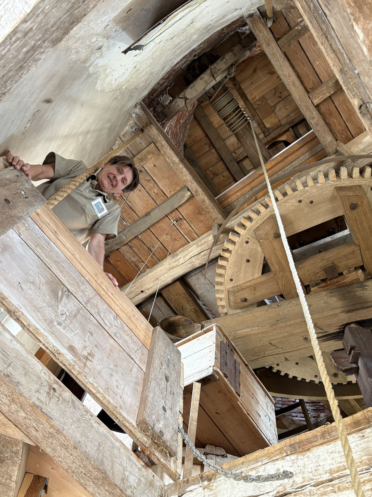 De reparatie van de molen kost zo'n twee ton (foto: Karin Kamp).