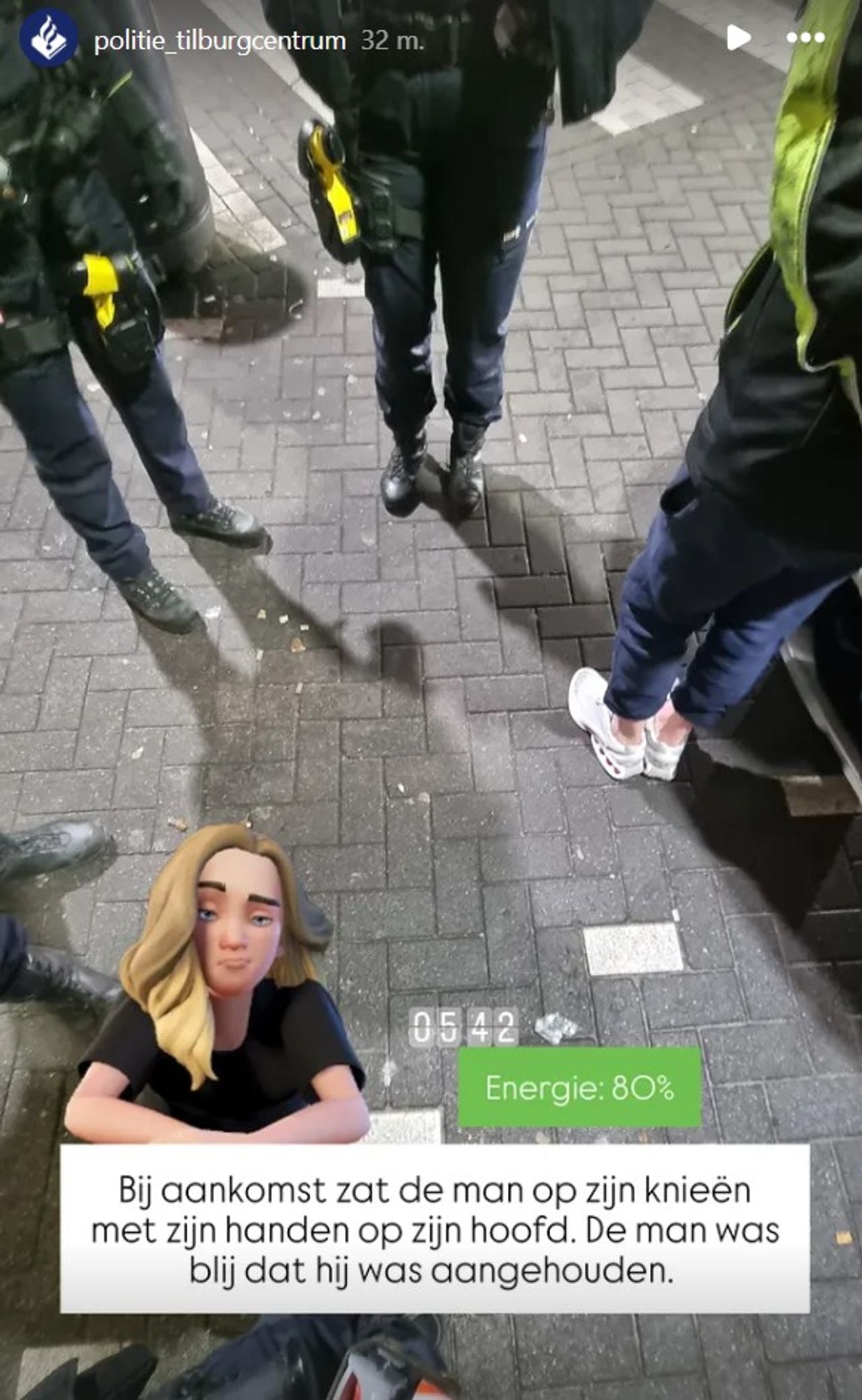 Foto: Instagram politie Tilburg Centrum.