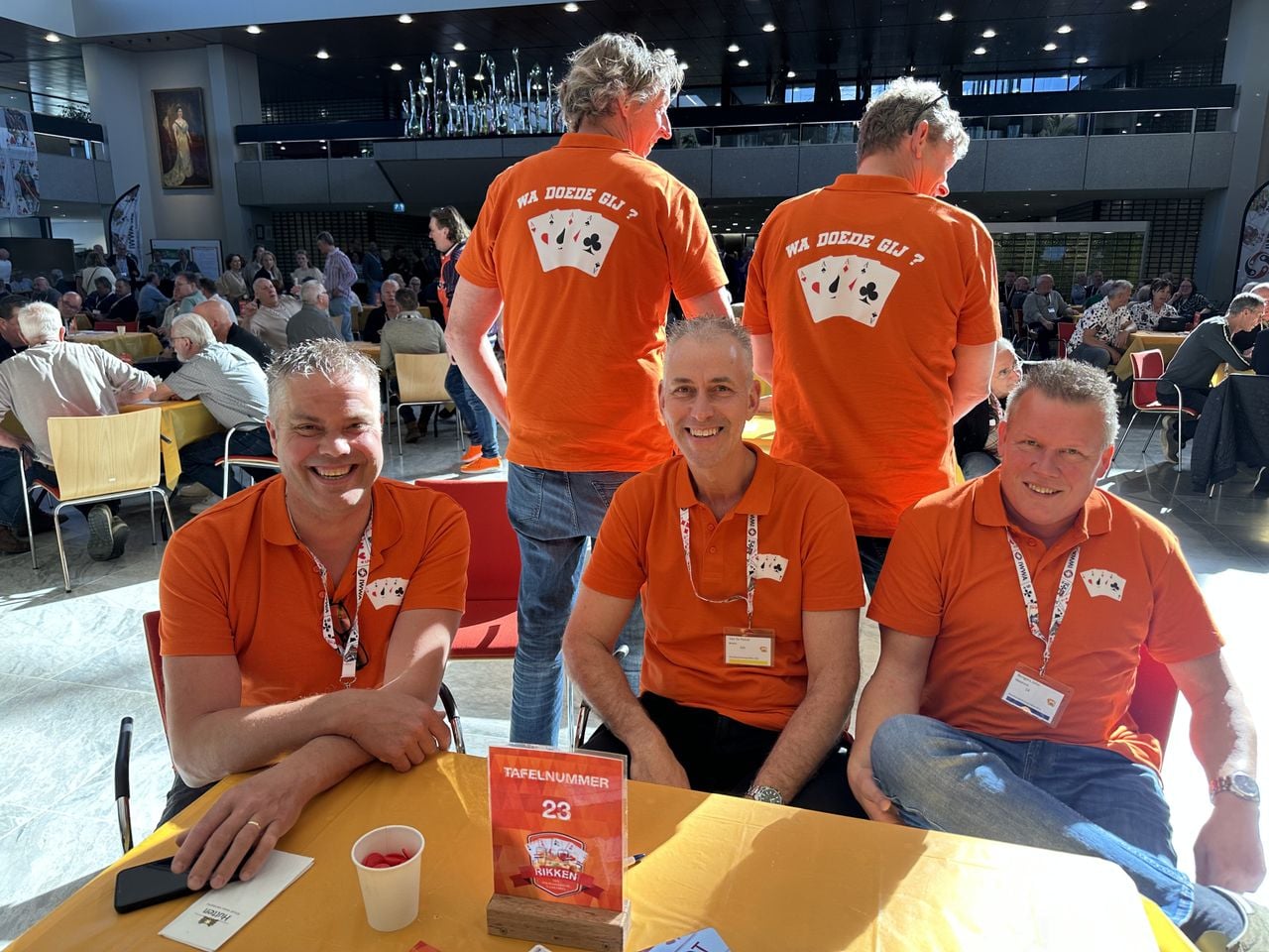 Dit team gaat voor de hoofdprijs. (foto: Floortje Steigenga)