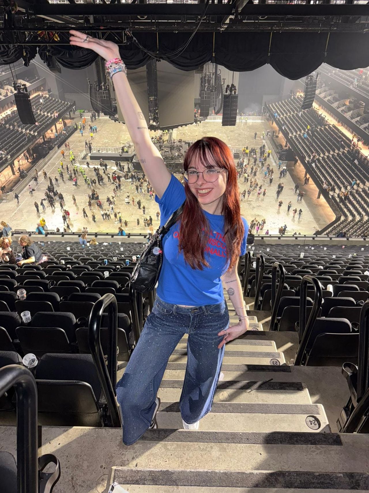 Daphne bij een van de eerdere concerten van Harry Styles (Privéfoto).
