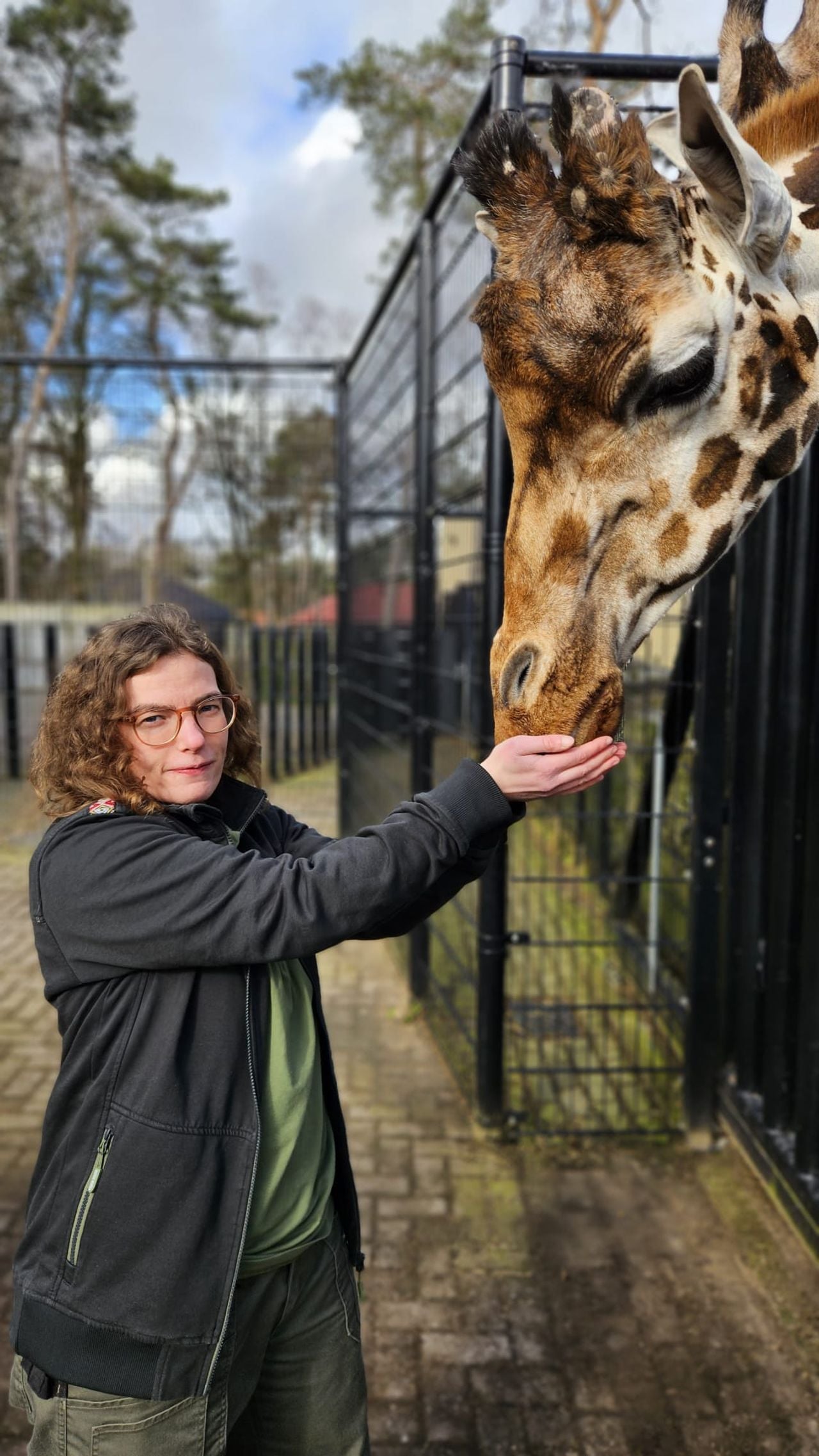 Lobke heeft haar droombaan gevonden (foto: Zorgboerderij Bij de Pinken).