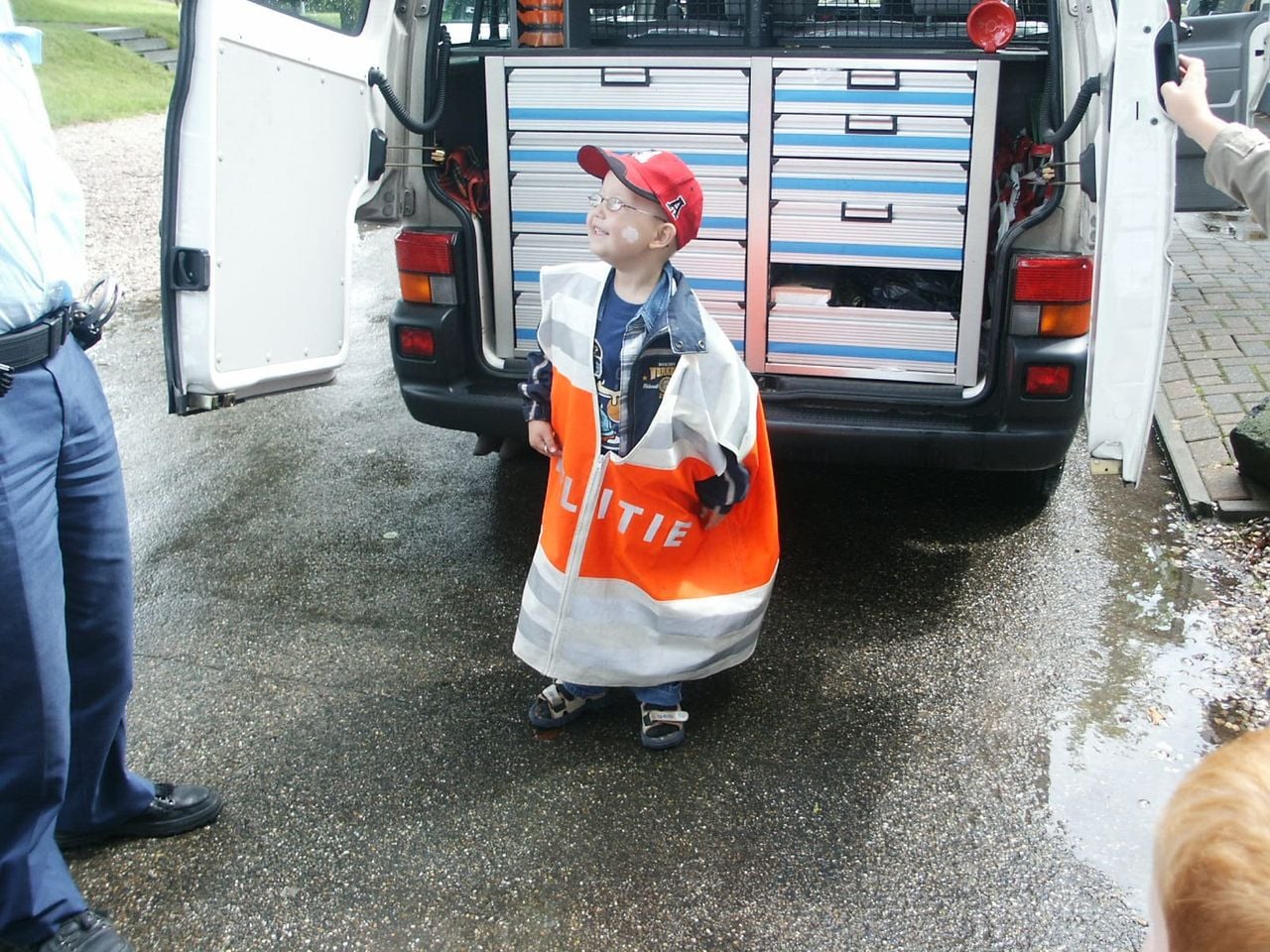 Arno tijdens de verrassingsdag die zijn tante voor hem had geregeld. (foto: privéarchief)