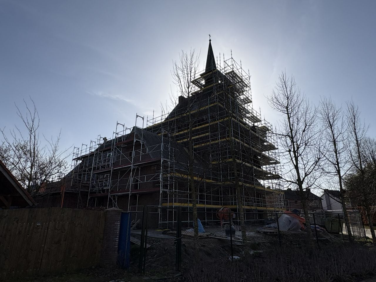 In het najaar zijn alle steigers verdwenen (foto: Karin Kamp).