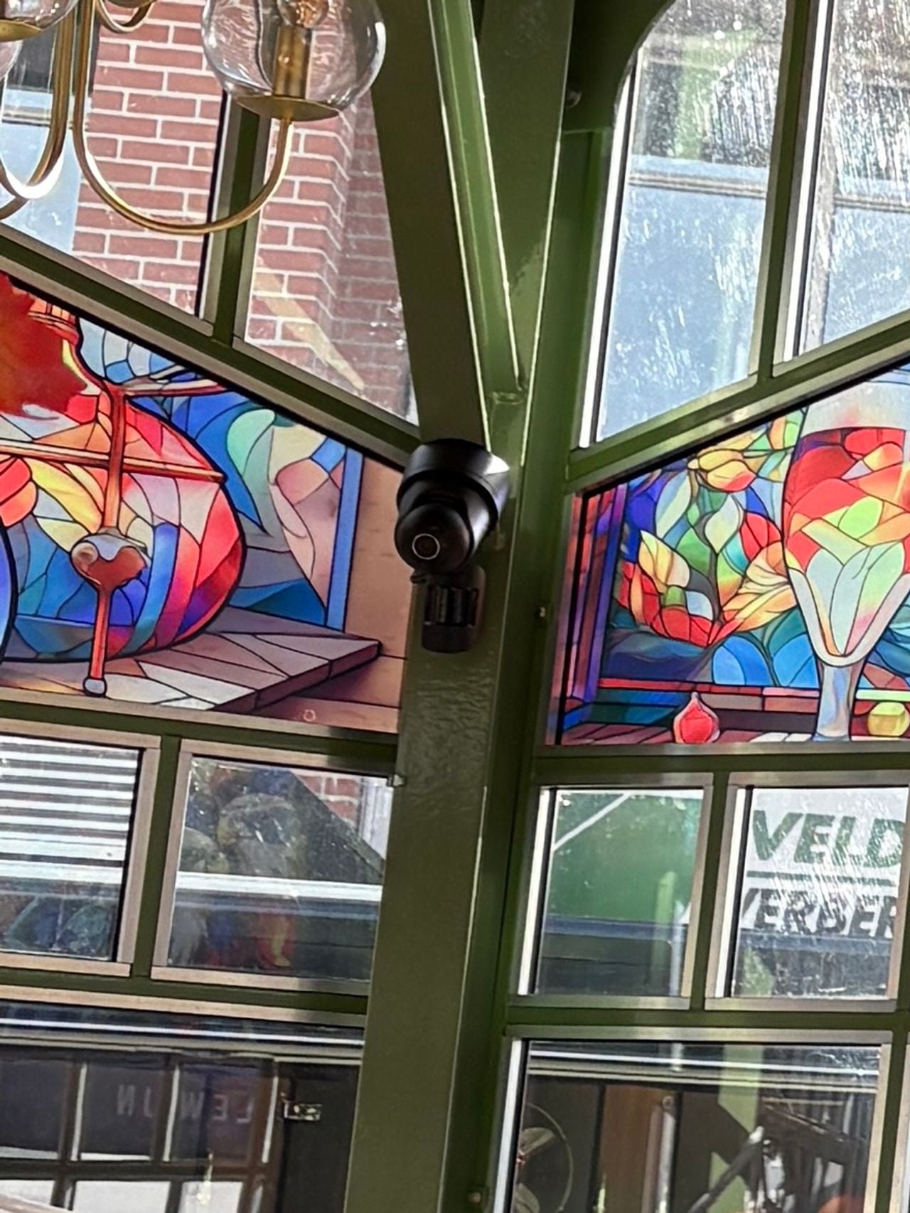 Een van de vier camera's in het Marktpaviljoen in Valkenswaard.