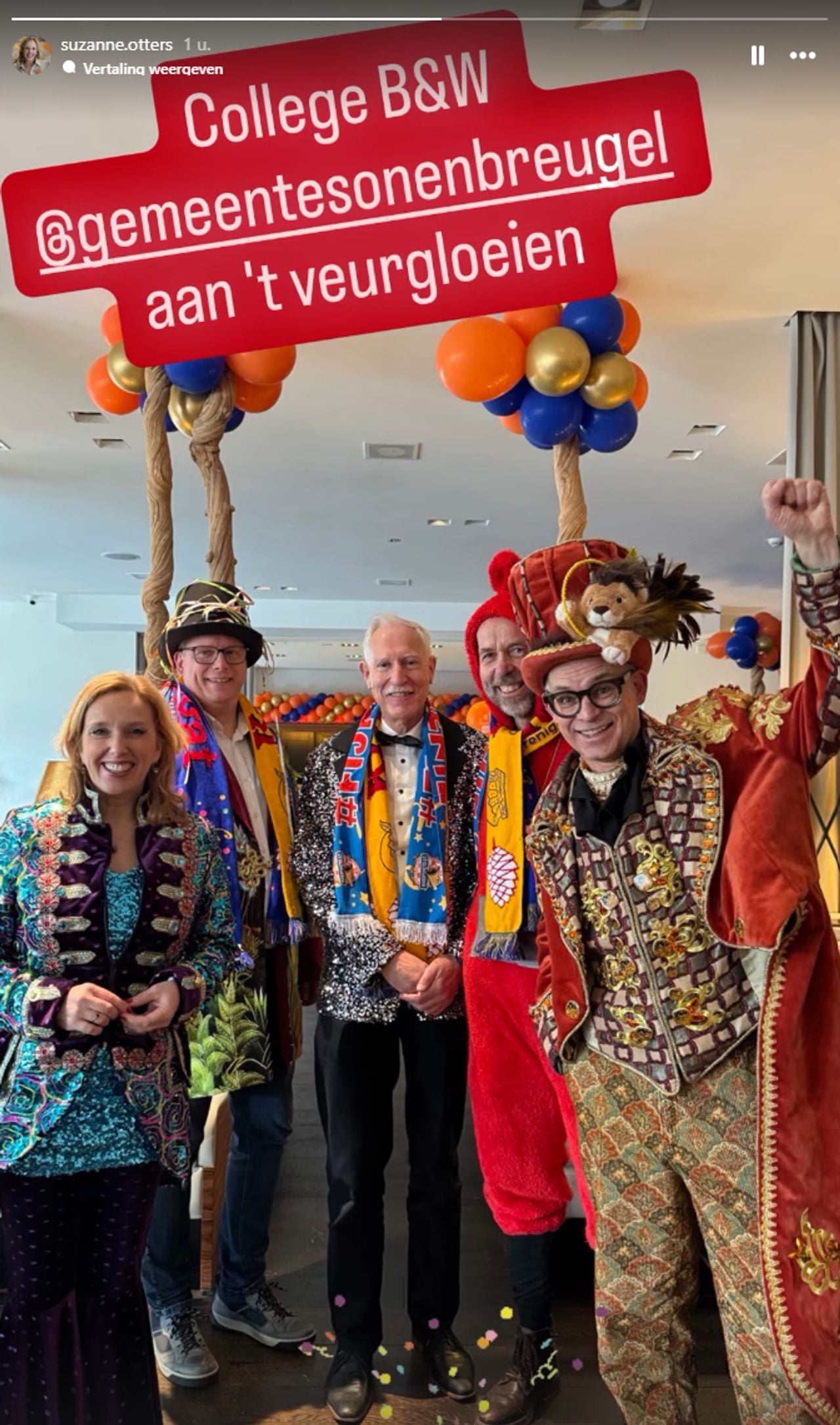 Vurgloeien bij Gemeente Son en Breugel (foto: Suzanne Otters/Bruijnen/Instagram).