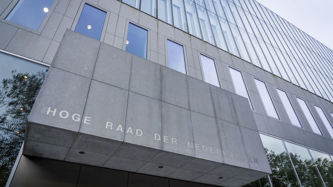 Exterieur van de Hoge Raad der Nederlanden in Den Haag  -  ANP