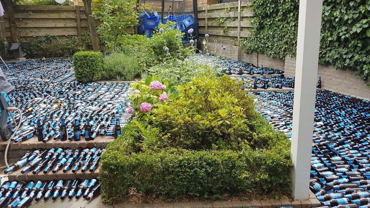 Peter zal wel even bezig zijn geweest met opruimen (foto: Bierkoerier Tilburg).
