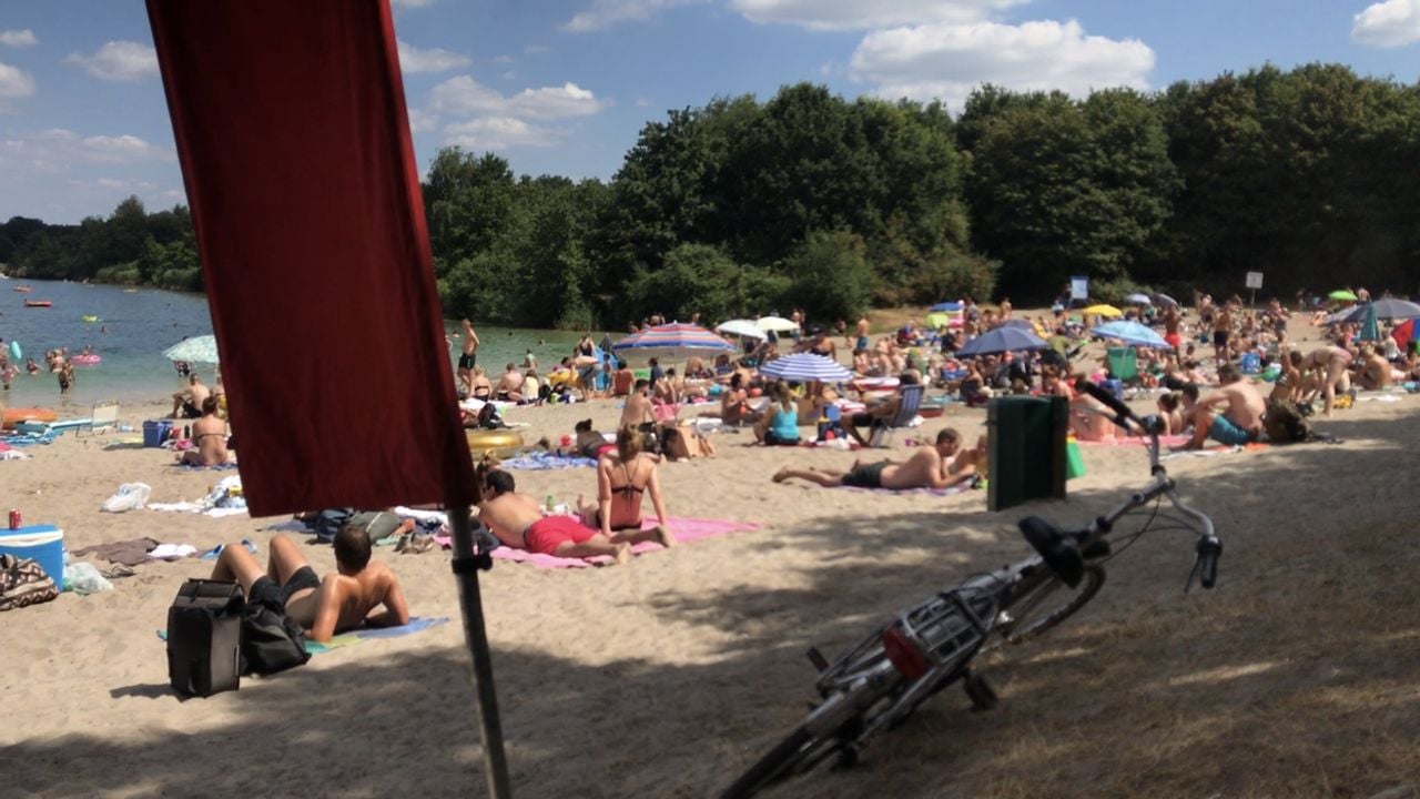 Drukte bij de Galderse Meren (foto: archief). 