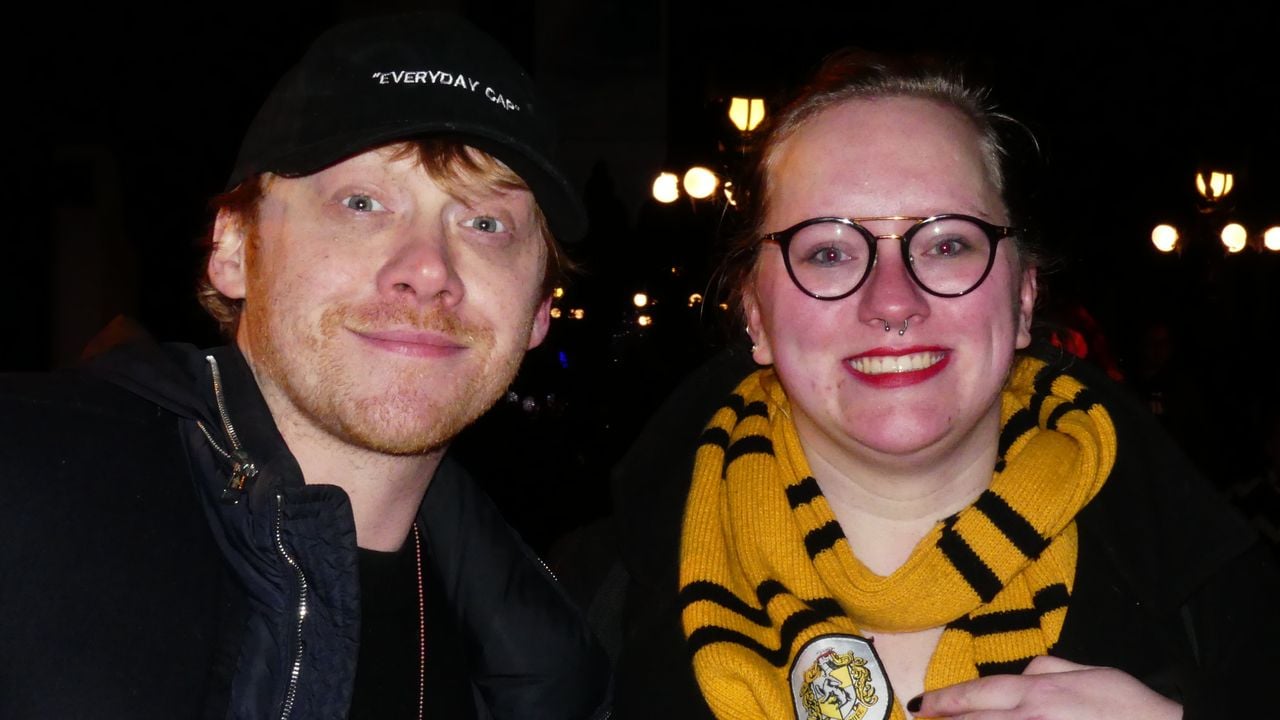 Rupert, oftewel Ron, met superfan Francy (foto: Jeroen van der Sterren).  