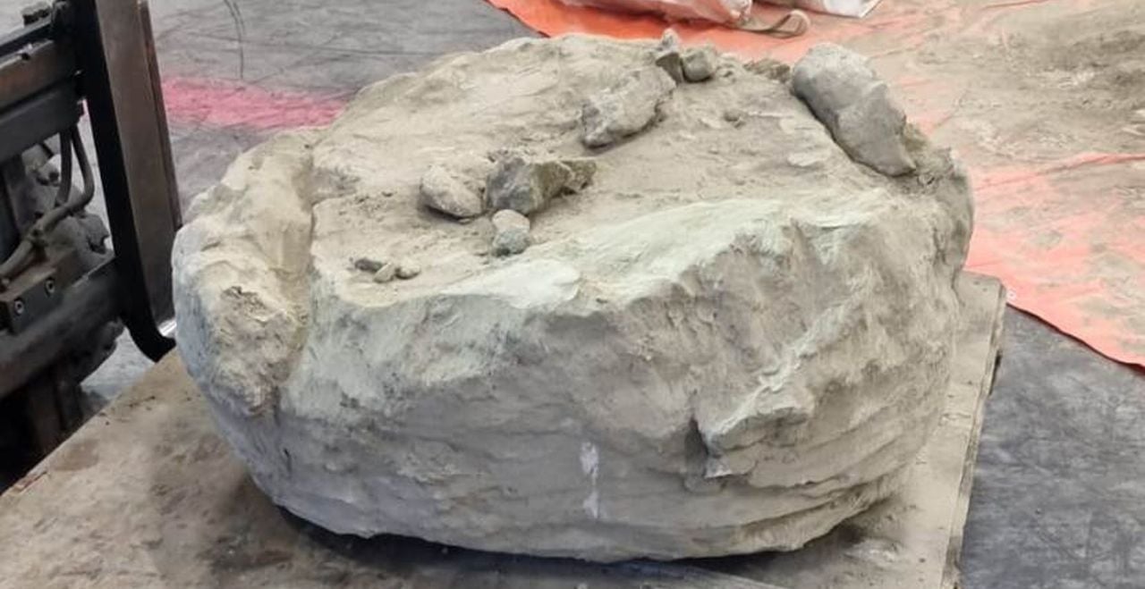 Het Mexicaanse zand waarin de methamfetamine was verstopt (foto: Openbaar Ministerie).