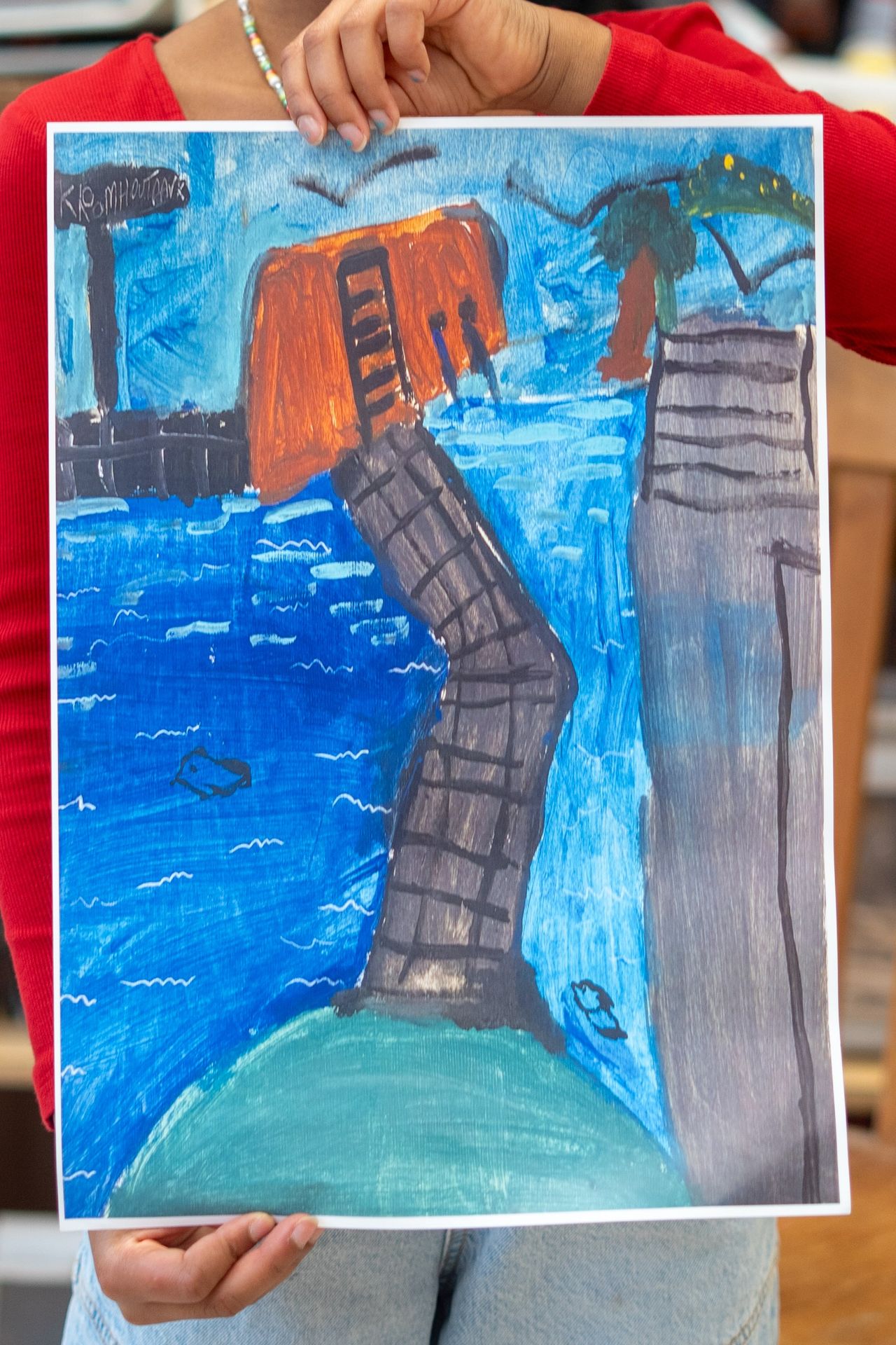 Deze tekening kun je nu overal in Nederland tegenkomen (foto: Citymarketing Tilburg)