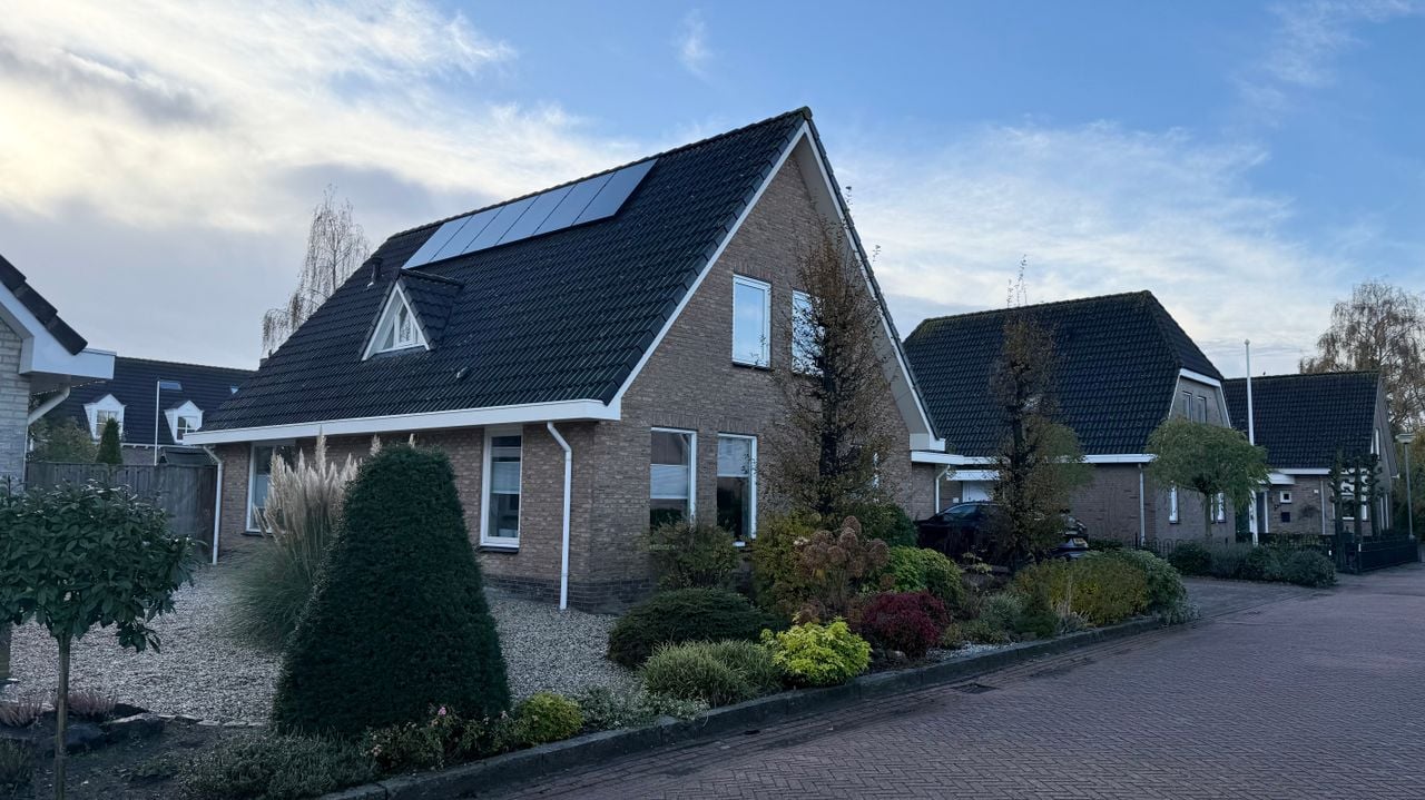 Het huis van de familie van Ginneken in de 'HSL-wijk' in Zevenbergschen Hoek (foto: Erik Peeters)