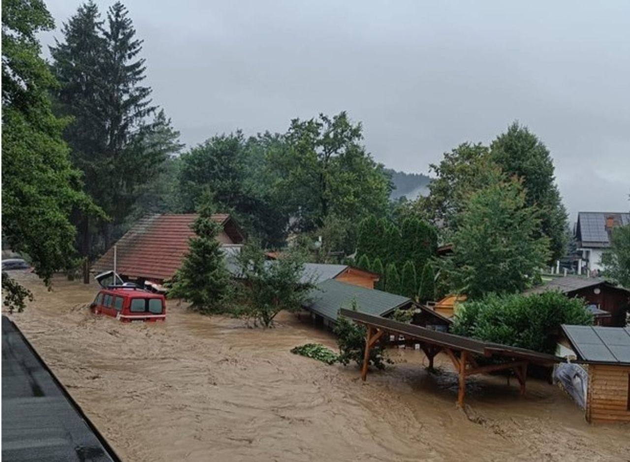 De overstroming op Camping Menina in 2023 (privéfoto).