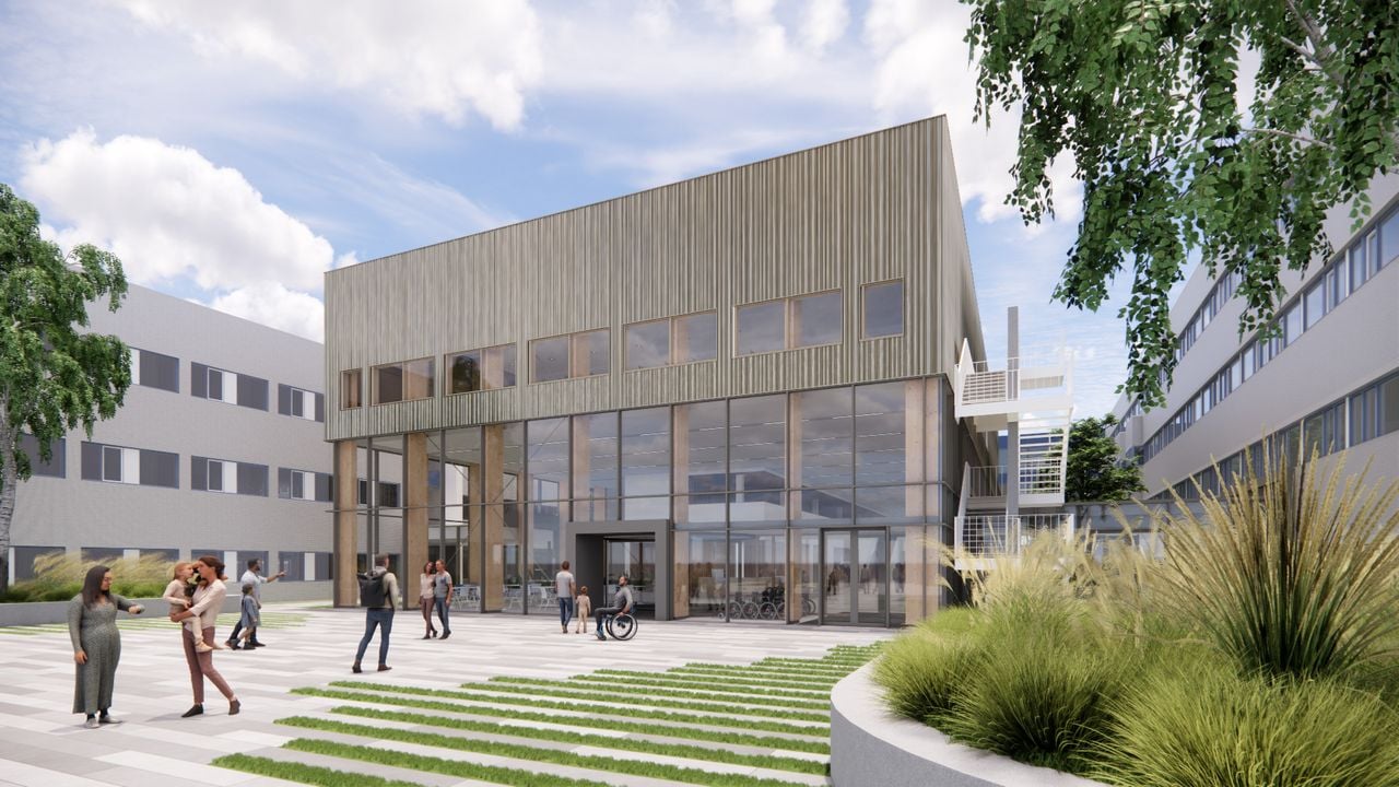 Een visualisatie van het vernieuwde entreegebied (bron: MMC)