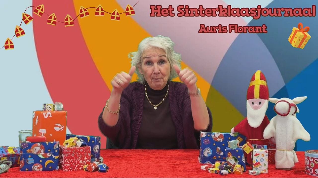 Juf Renee presenteert het Florant Sinterklaasjournaal