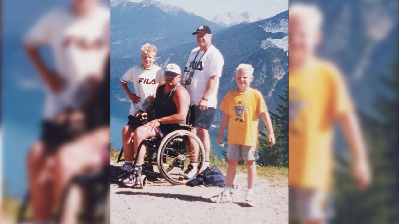 In Oostenrijk boven aan de top in Pertisau (foto: privéarchief).