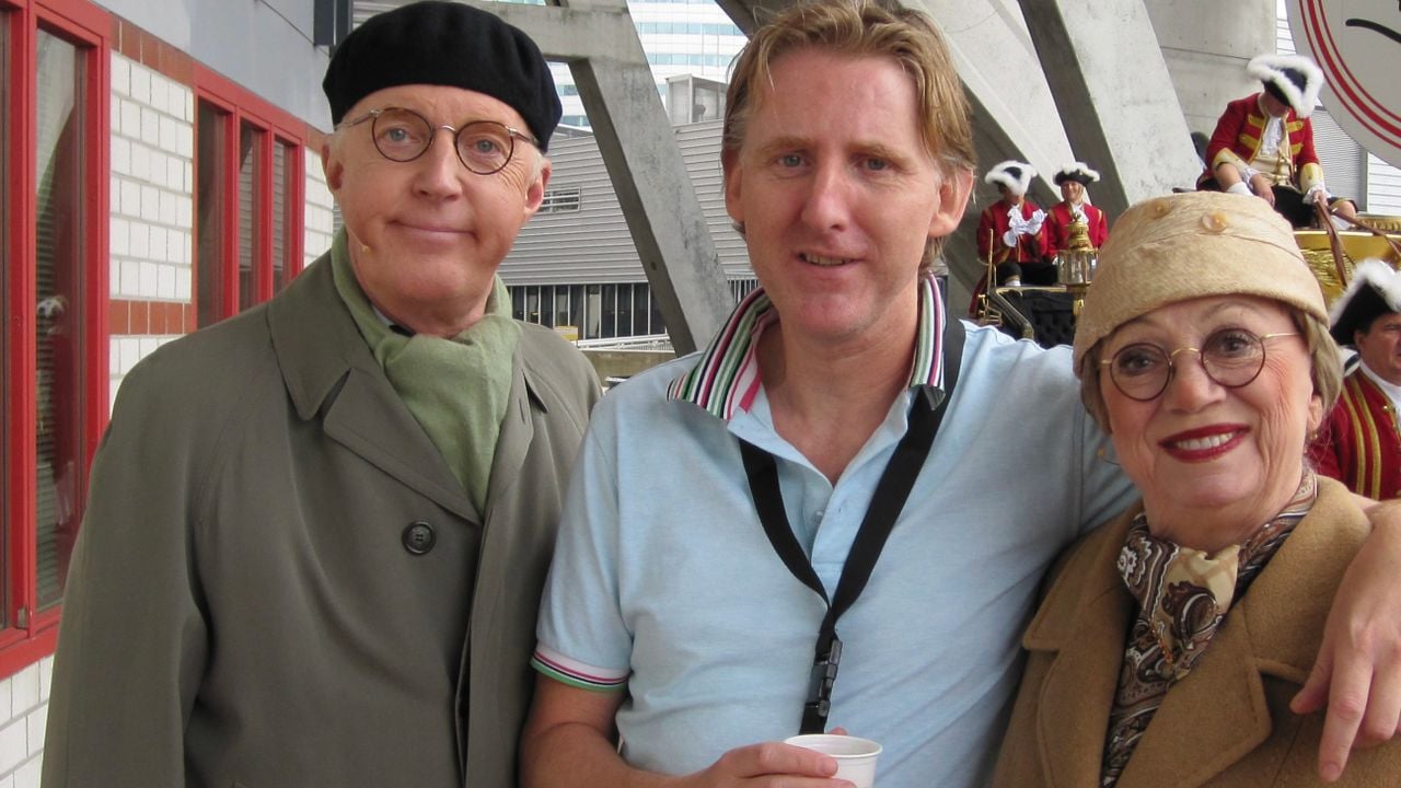 Ruud samen met André van Duin en Corrie van Gorp.