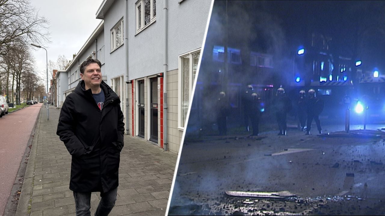 Gerard de Kloet vluchtte een huis in toen de ME zich terugtrok 