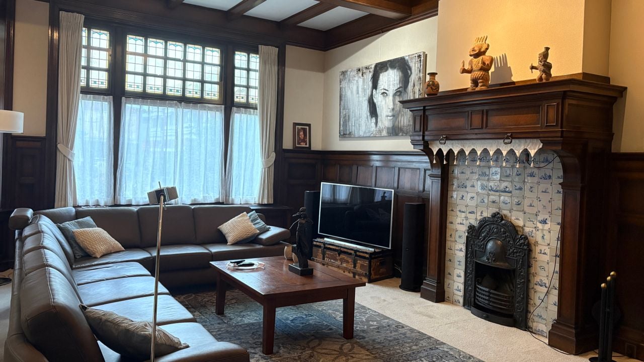 Het proeflokaal waar vroeger sigaren gerookt werden. 