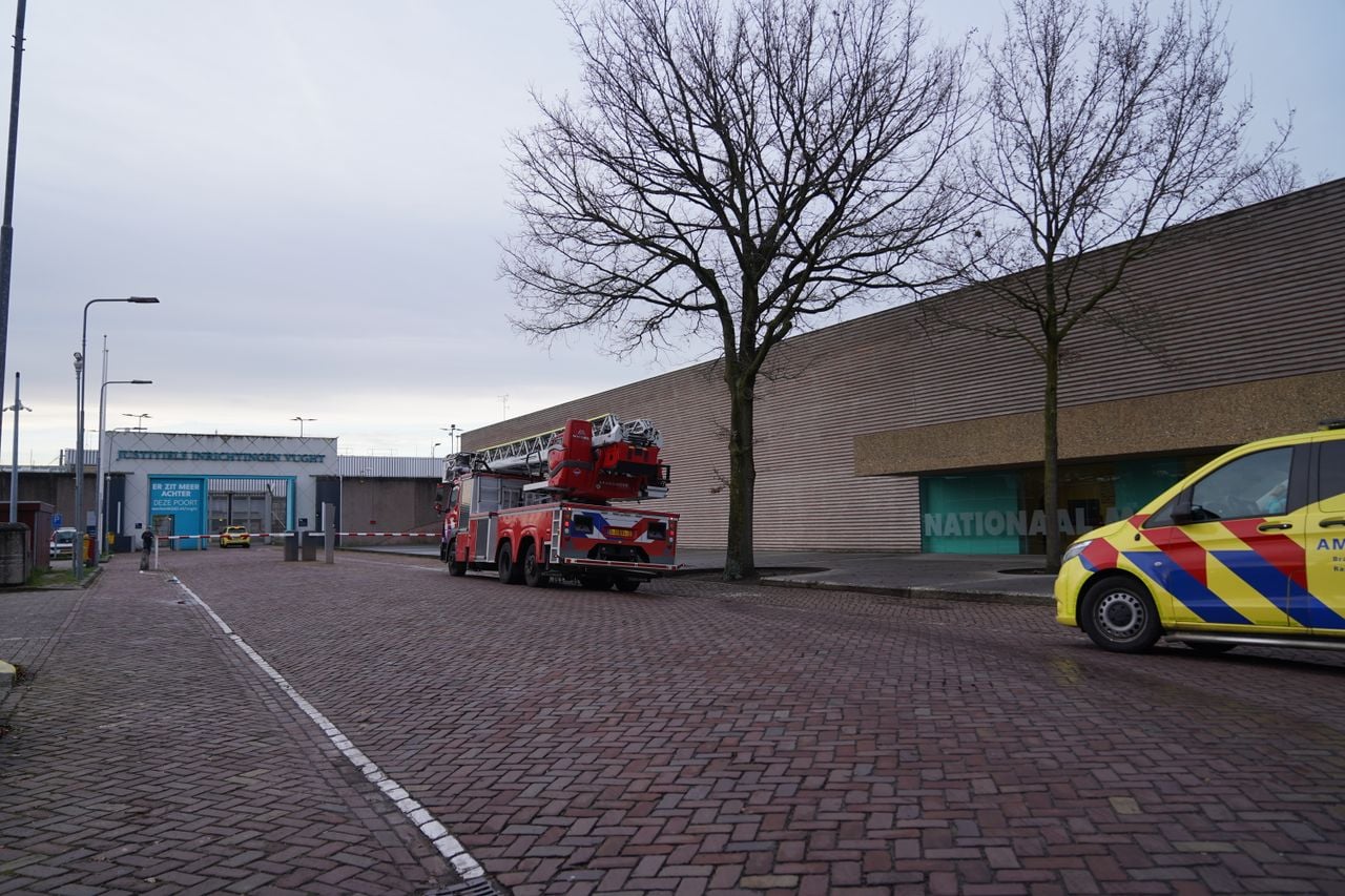 Een patiënt van de PPC in Vught heeft vrijdag brand gesticht in zijn cel (foto: Bart Meesters/Persbureau Heitink).