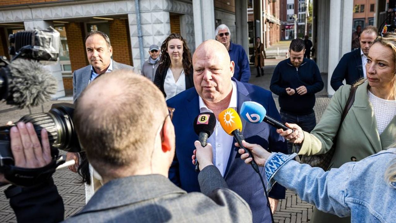 Peter Gillis bij de rechtbank in Den Bosch (foto: ANP).